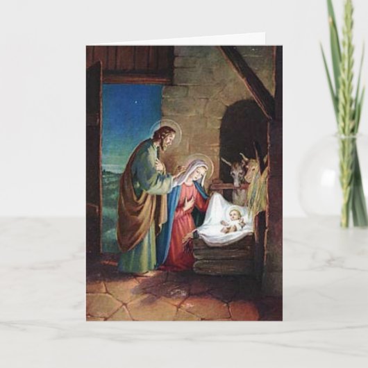 Bethlehem Christmas Kaart (Voorkant)