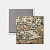 Bethlehem, detail van een kaart van Jericho Magneet (Voorkant / Achterkant)