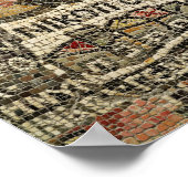 Bethlehem, detail van een kaart van Jericho Poster (Hoek)