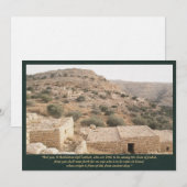 Bethlehem Ephrathah—Micah 5:2 Biblical Art Kaart (Voorkant / Achterkant)