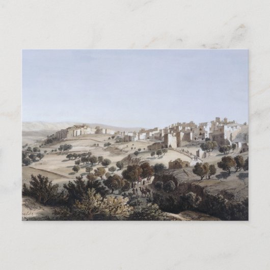 Bethlehem, gegraveerd door Terry Briefkaart (Voorkant)