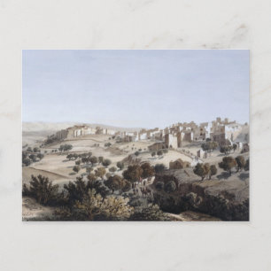 Bethlehem, gegraveerd door Terry Briefkaart