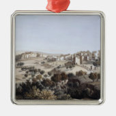 Bethlehem, gegraveerd door Terry Metalen Ornament (Voorkant)