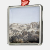 Bethlehem, gegraveerd door Terry Metalen Ornament (Links)