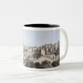 Bethlehem, gegraveerd door Terry Tweekleurige Koffiemok (Voorkant rechts)