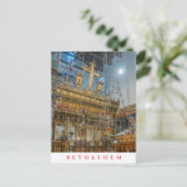 Bethlehem in de Geboortekerk Briefkaart (Staand voorkant)