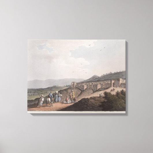 Bethlehem in Palestina, Uitzicht van het hoofddeel Canvas Afdruk (Voorkant)