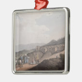 Bethlehem in Palestina, Uitzicht van het hoofddeel Metalen Ornament (Links)