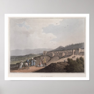 Bethlehem in Palestina, Uitzicht van het hoofddeel Poster