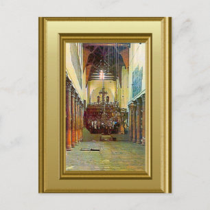 Bethlehem, Inside Church of the Natitivity Briefkaart