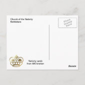 Bethlehem Intrance to Church of the Natitivity Briefkaart (Achterkant)