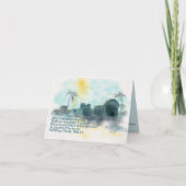 Bethlehem Kerstmis Feestdagen Kaart (Voorkant)