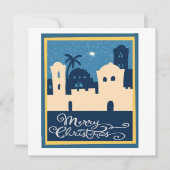 Bethlehem Kerstmis Feestdagenkaart (Voorkant)