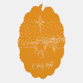 Bethlehem kerststal op maat ornament kaart (Rechts)