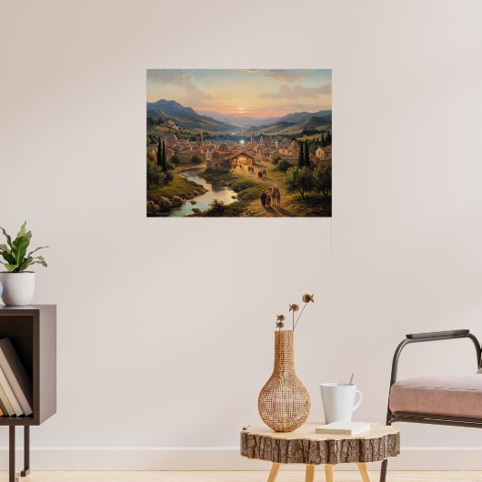 Bethlehem, Kerststal, Poster (Woonkamer 3)