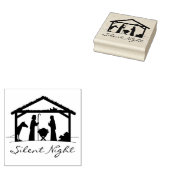 Bethlehem Manager Kerst Rubber Art Stamp Rubberstempel (Gestempeld)