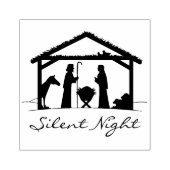 Bethlehem Manager Kerst Rubber Art Stamp Rubberstempel (Afrduk)