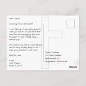 Bethlehem met Skyline Briefkaart (Achterkant)