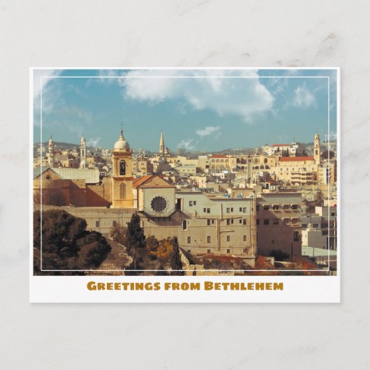 Bethlehem met Skyline Briefkaart (Voorkant)
