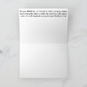 Bethlehem met sneeuw feestdagen kaart (Binnen)