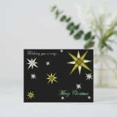 Bethlehem Night Shining Stars Briefkaart (Staand voorkant)