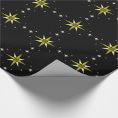 Bethlehem Night Shining Stars Cadeaupapier (Hoek)