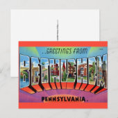 Bethlehem PA ansichtkaart Briefkaart (Voorkant / Achterkant)