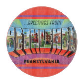 Bethlehem PA ansichtkaart Snijplank (Voorkant)