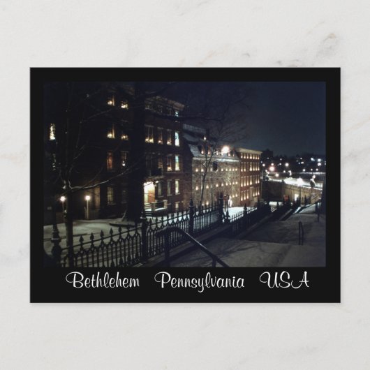 Bethlehem Pa USA 21 Briefkaart (Voorkant)