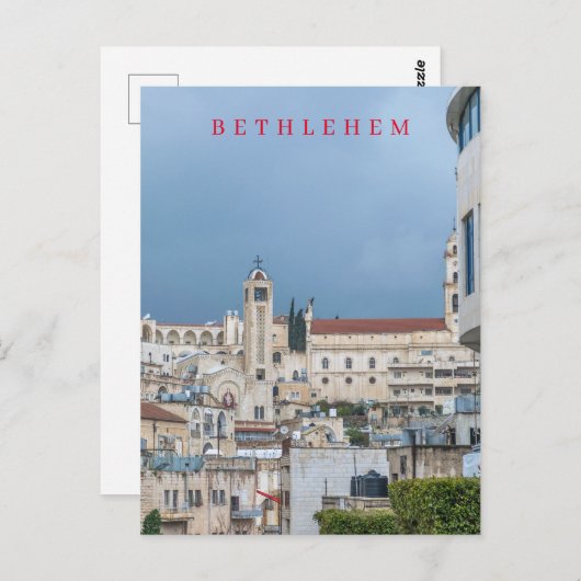 Bethlehem panoramisch uitzicht briefkaart (Voorkant / Achterkant)