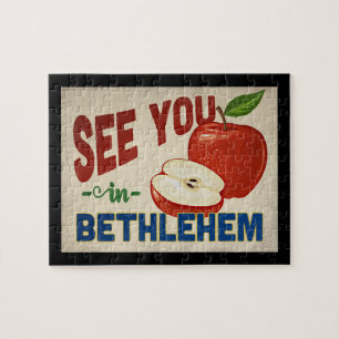 Bethlehem Pennsylvania Apple - Vintage Travel Legpuzzel