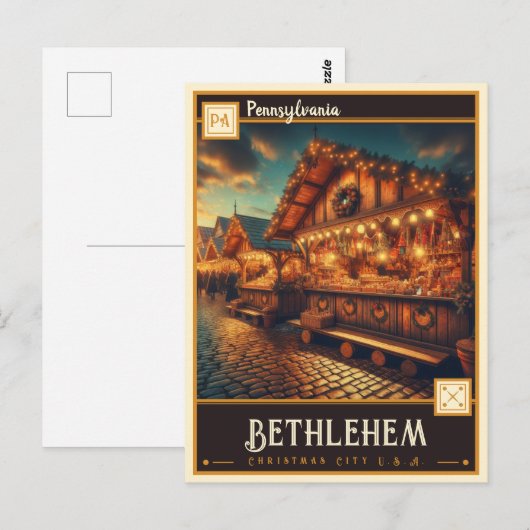 Bethlehem, Pennsylvania |  Briefkaart (Voorkant / Achterkant)