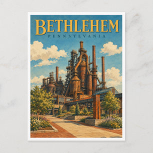 Bethlehem Pennsylvania Hoogovens GeoSaga Briefkaart