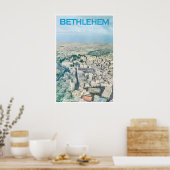 Bethlehem Reisposter Vintage Midden-Oosterse Kunst Poster (Keuken)