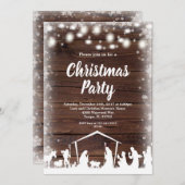 Bethlehem Rustic Country Kerstfeest Kaart (Voorkant / Achterkant)