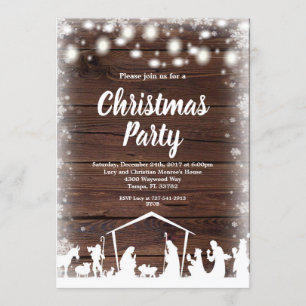 Bethlehem Rustic Country Kerstfeest Kaart