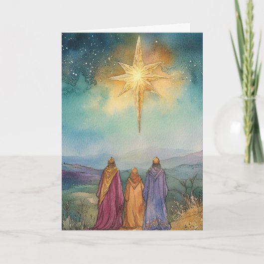 Bethlehem Star Guides Wijze Mannen Kaart (Voorkant)