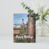 Bethlehem Steel PA Kerstmis Prettige feestdagen Briefkaart (Staand voorkant)