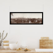 Bethlehem Steel Works Foto 1896 Poster (Keuken)