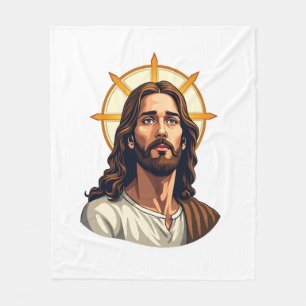 Bethlehem Ster Christus Vintage Graveerkleding Shi Fleece Deken