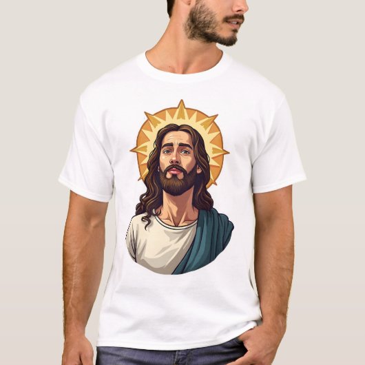 Bethlehem Ster Christus Vintage Gravure Shirt 2 (Voorkant)