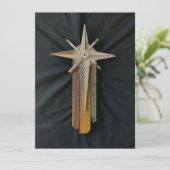 Bethlehem Ster Kerstkaart (Staand voorkant)