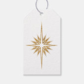 Bethlehem Ster Kerstmis Bijbeltekst Kerst Cadeaulabel (Voorkant)