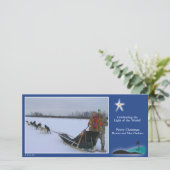 Bethlehem Ster over de Kaart van de woestijnFoto (Staand voorkant)