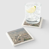 Bethlehem town, Marble Stone Coaster Stenen Onderzetter (Zijkant)