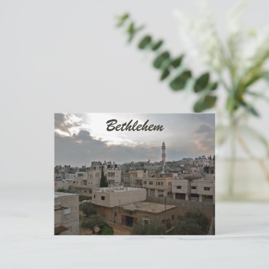 Bethlehem West Bank Palestine Briefkaart (Staand voorkant)