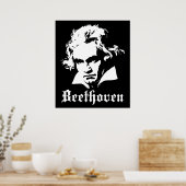 Bethoven Poster (Keuken)