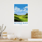 Bethpage Black Golfbaan Reisprint Muur Kunst Poster (Keuken)