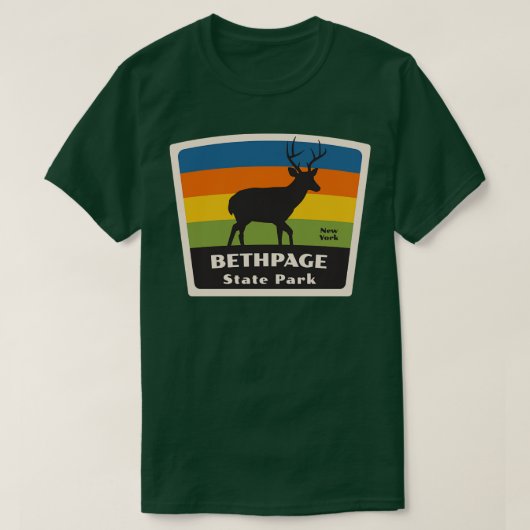 Bethpage State Park New York Roaming Herten T-shirt (Design voorkant)
