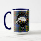 Bethune Clan Badge & Tartan Mok (Links)
